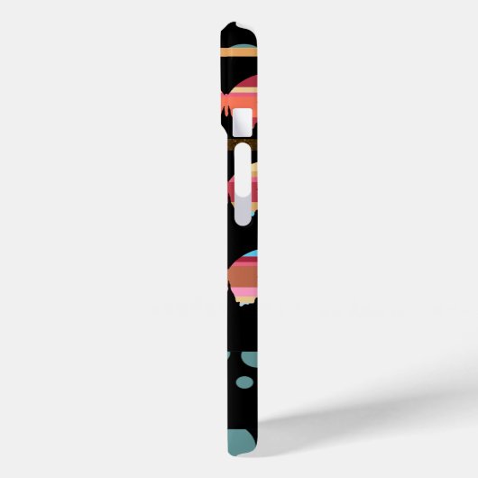 蝶ストライプのと円 Case-Mate iPhoneケース (裏面 / 左)