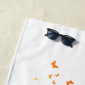 蝶ダンサー ビーチタオル (インサイチュ)