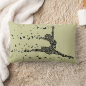 蝶ダンサー ランバークッション (ブランケット)