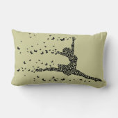 蝶ダンサー ランバークッション (裏面)