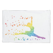 蝶ダンサー 枕カバー (裏面)