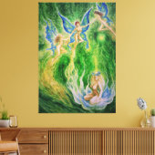 蝶ダンス キャンバスプリント (インサイチュ (リビング))