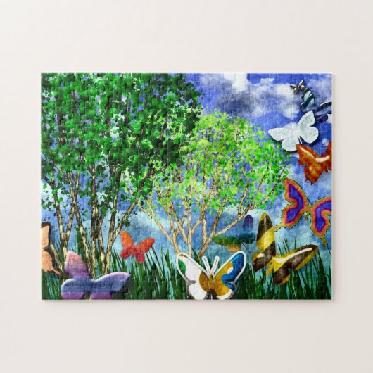 蝶ダンス ジグソーパズル (横)