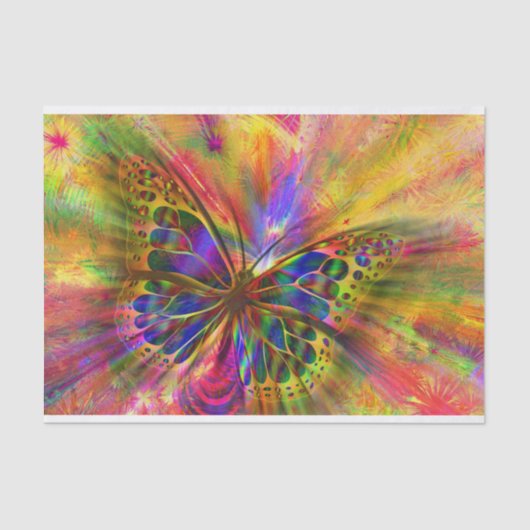 蝶ティッシュペーパー 薄葉紙 (正面)