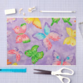 蝶ティッシュペーパー 薄葉紙 (クラフト)