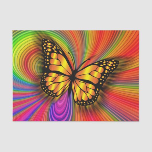 蝶ティッシュペーパー 薄葉紙 (正面)