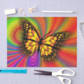 蝶ティッシュペーパー 薄葉紙 (クラフト)