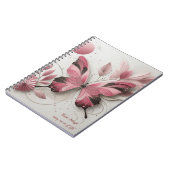 蝶テーマ手帳 ノートブック (左側)