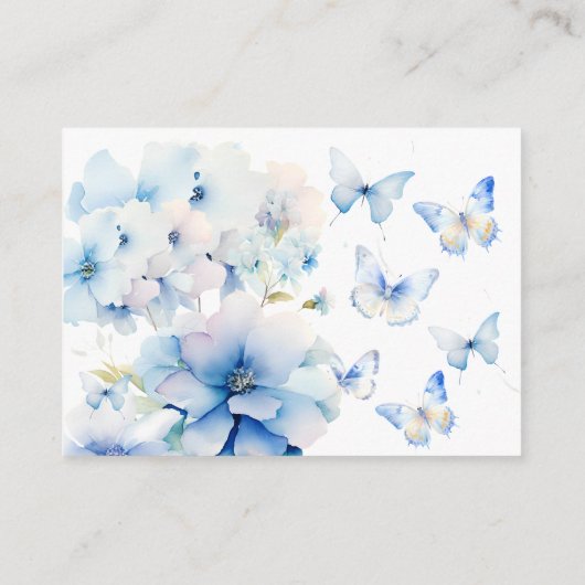 蝶ディスプお洒落レイシャワー エンクロージャーカード (裏面)