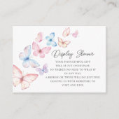 蝶ディスプお洒落レイシャワー エンクロージャーカード (正面)