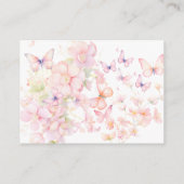 蝶ディスプお洒落レイシャワー エンクロージャーカード (裏面)