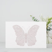 蝶デザイン文房具 便箋 (スタンド正面)