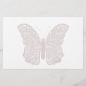 蝶デザイン文房具 便箋 (正面)