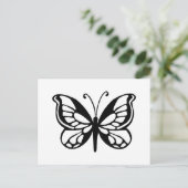 蝶デザイン ポストカード (スタンド正面)
