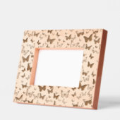 蝶デザイン レーザー彫刻フレーム (左)