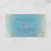 蝶デザイン 名刺 (裏面)