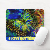 蝶デジタル芸術のマウスパッド マウスパッド (マウス)