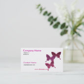 蝶トリオの名刺 名刺 (スタンド正面)