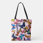 蝶トートバックをくまなく蝶 トートバッグ (裏面)