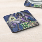 蝶ドラゴンの芸術の黒いドラゴン コースター (左側)
