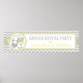 蝶ネクタイまたはチュウジェンダーの表示バナー ポスター (正面)