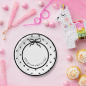 蝶ネクタイ7"プレート ペーパープレート (パーティー)