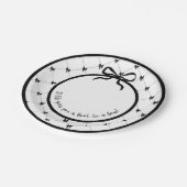 蝶ネクタイ7"プレート ペーパープレート (アングル)