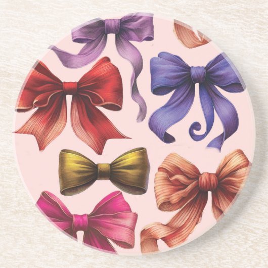 蝶ネクタイ コースター (正面)