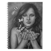 蝶ノートを自由にして下さい ノートブック (正面)