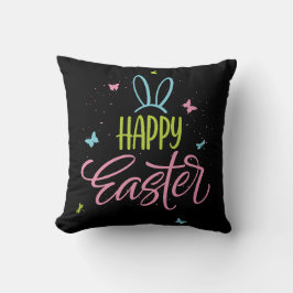 蝶ハッピーイースター クッション