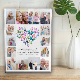 蝶ハートコラージュ写真ブロック フォトブロック