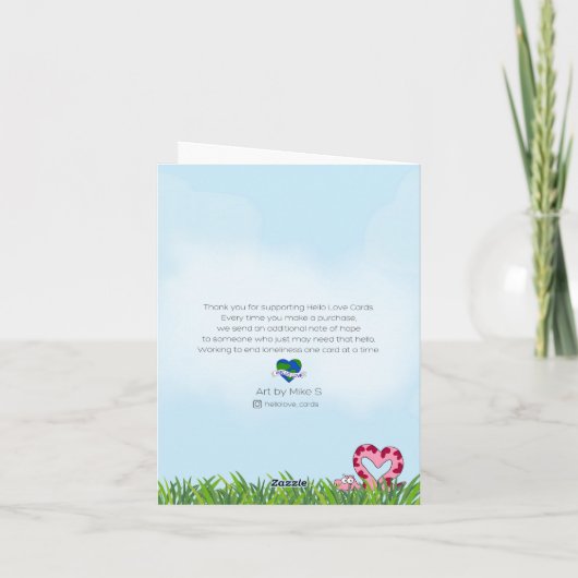 蝶ハート カード (裏面)