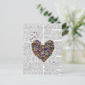 蝶ハート ポストカード (スタンド正面)