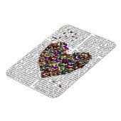 蝶ハート マグネット (左側)