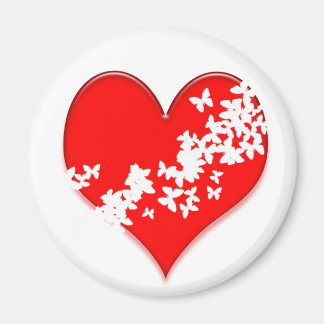 蝶ハート マグネット