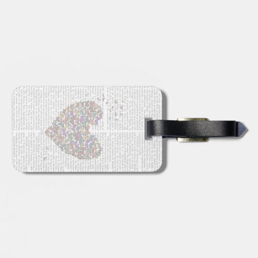 蝶ハート ラゲッジタグ (裏面横)