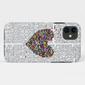 蝶ハート Case-Mate iPhoneケース (裏面(横))