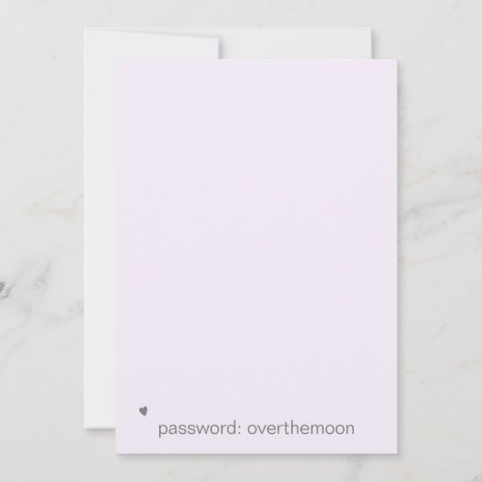 *~*蝶ハートAR6 QRウェディング日付を保存 招待状 (裏面)