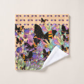 蝶バスタオオルセットを見る バスタオルセット (ウォッシュタオル)