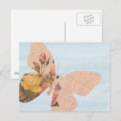 蝶バラ ポストカード (正面/裏面)