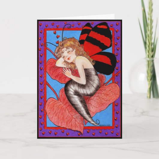 蝶バレンタインカード シーズンカード (正面)