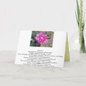 蝶バレンタインデーカード シーズンカード (裏面)