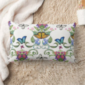蝶バロック ランバークッション (ブランケット)