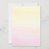 蝶バースデーパーティ招待状 招待状 (裏面)