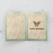 蝶バースデー・カード カード (内部)