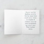 蝶バードハウスツリーチェリー元気になる カード (内部)