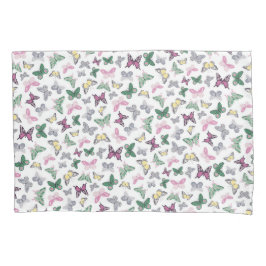 蝶パタエレガントーン枕ケース 枕カバー