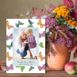 蝶パターン写真記念折プログラム プログラム