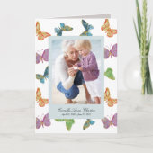 蝶パターン写真記念折プログラム プログラム (正面)