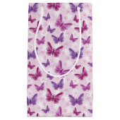 蝶パターン2 スモールペーパーバッグ (正面)